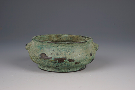 明“仿古”款双兽耳铜炉